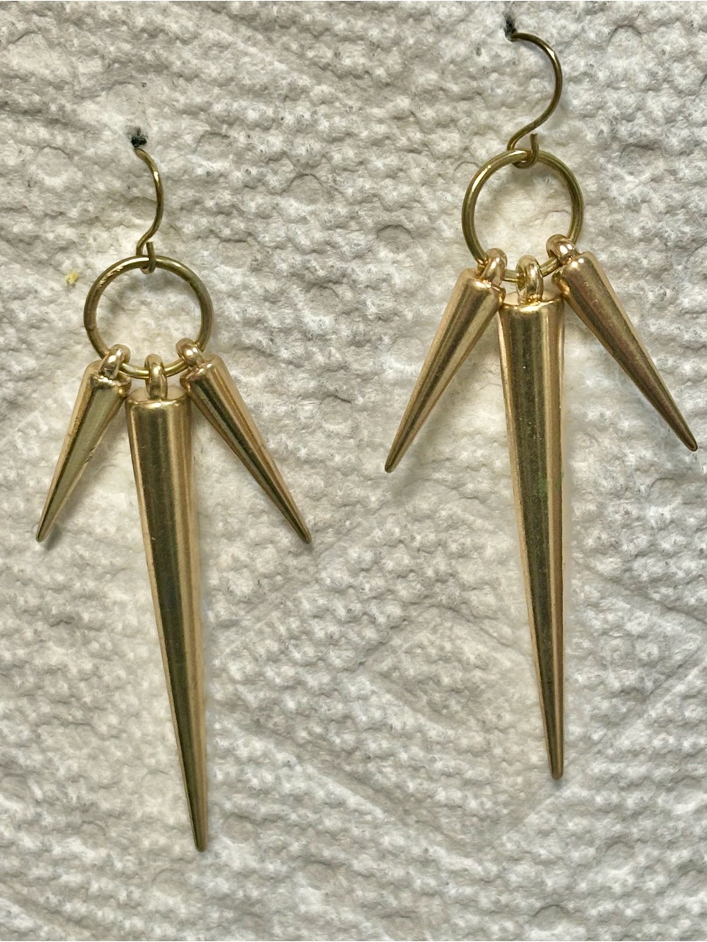 3 Spike earrings